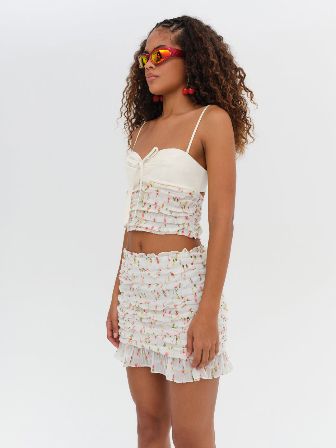 Elodie Mini Skirt — Yellow - Image 5