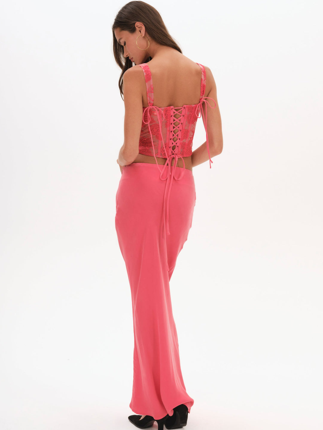 Lena Maxi Skirt — Red - Image 4