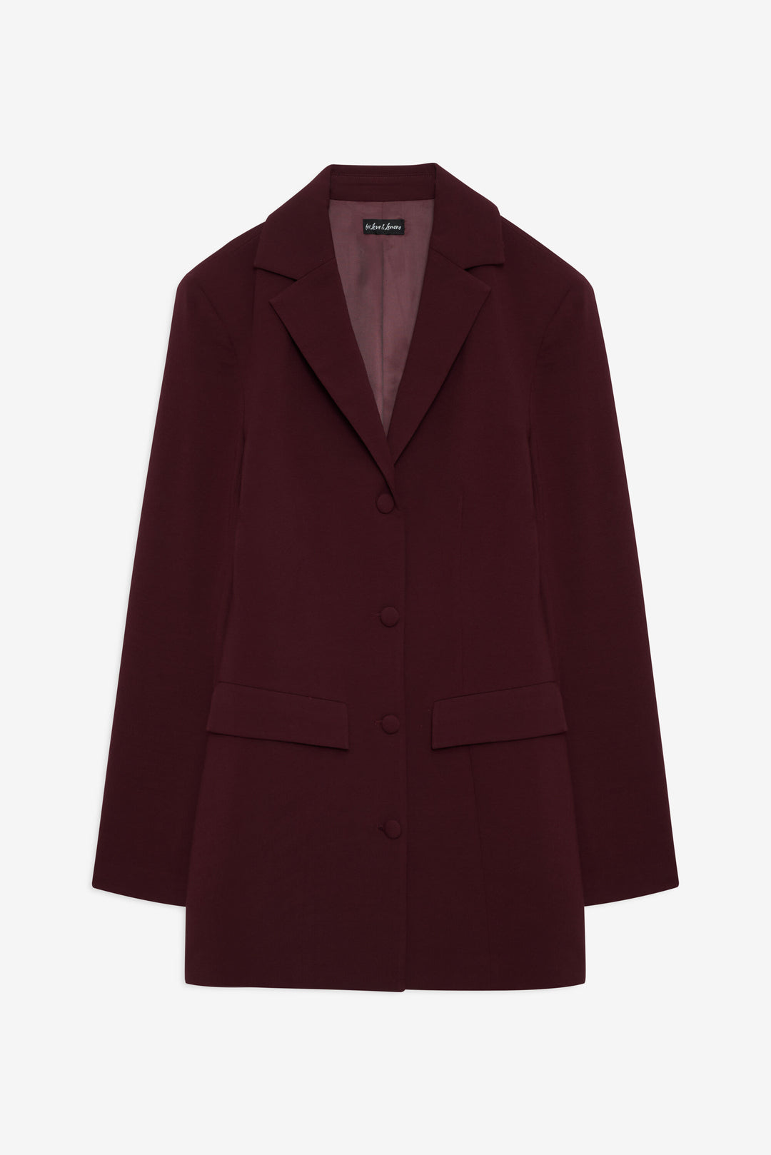Selena Blazer — Burgundy - Image 5