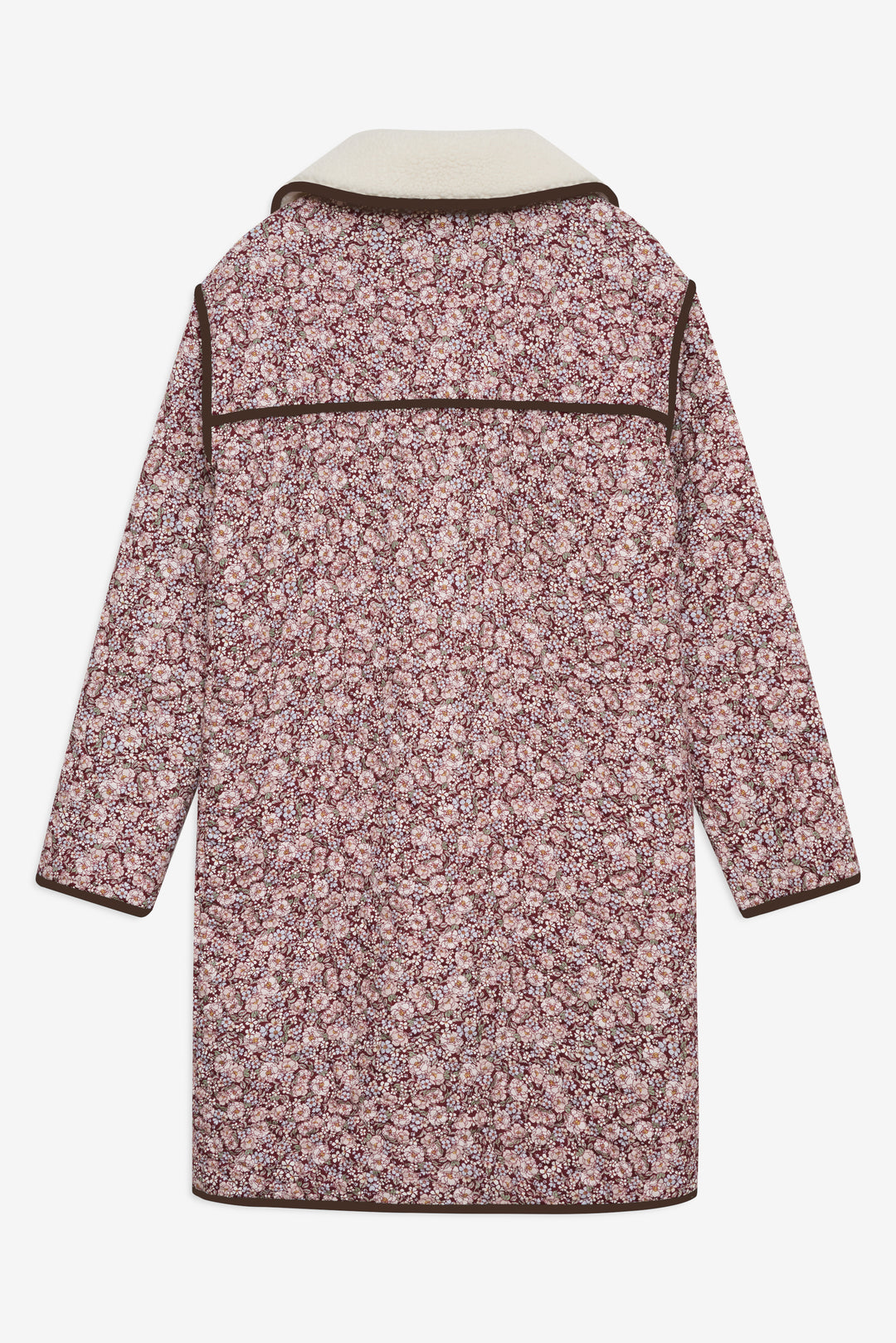 Marlene Floral Chore Coat — Purple - Image 7