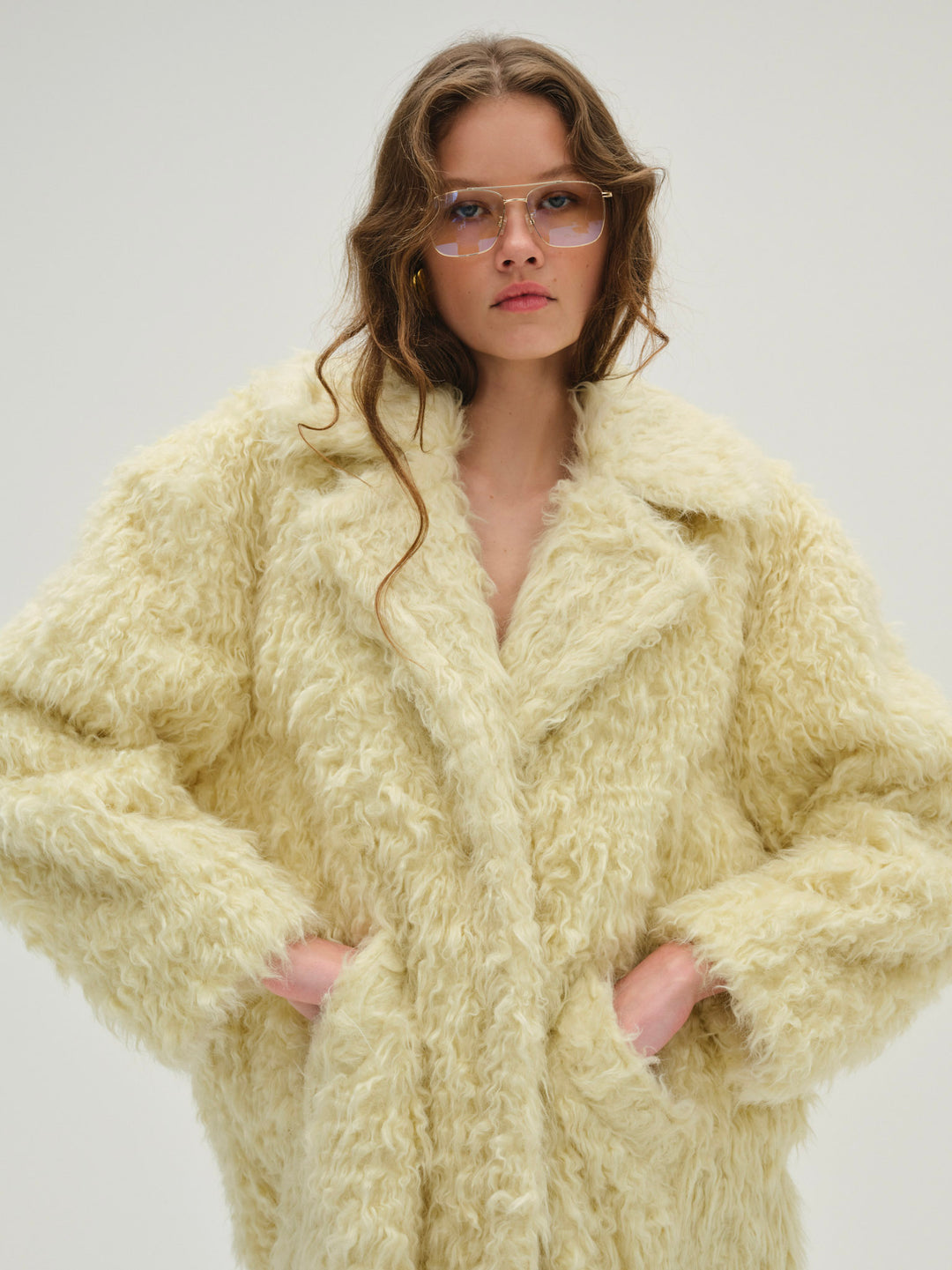 Serenne Coat — Yellow - Image 2