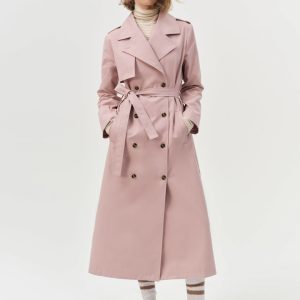 Reese Trench Coat — Mauve