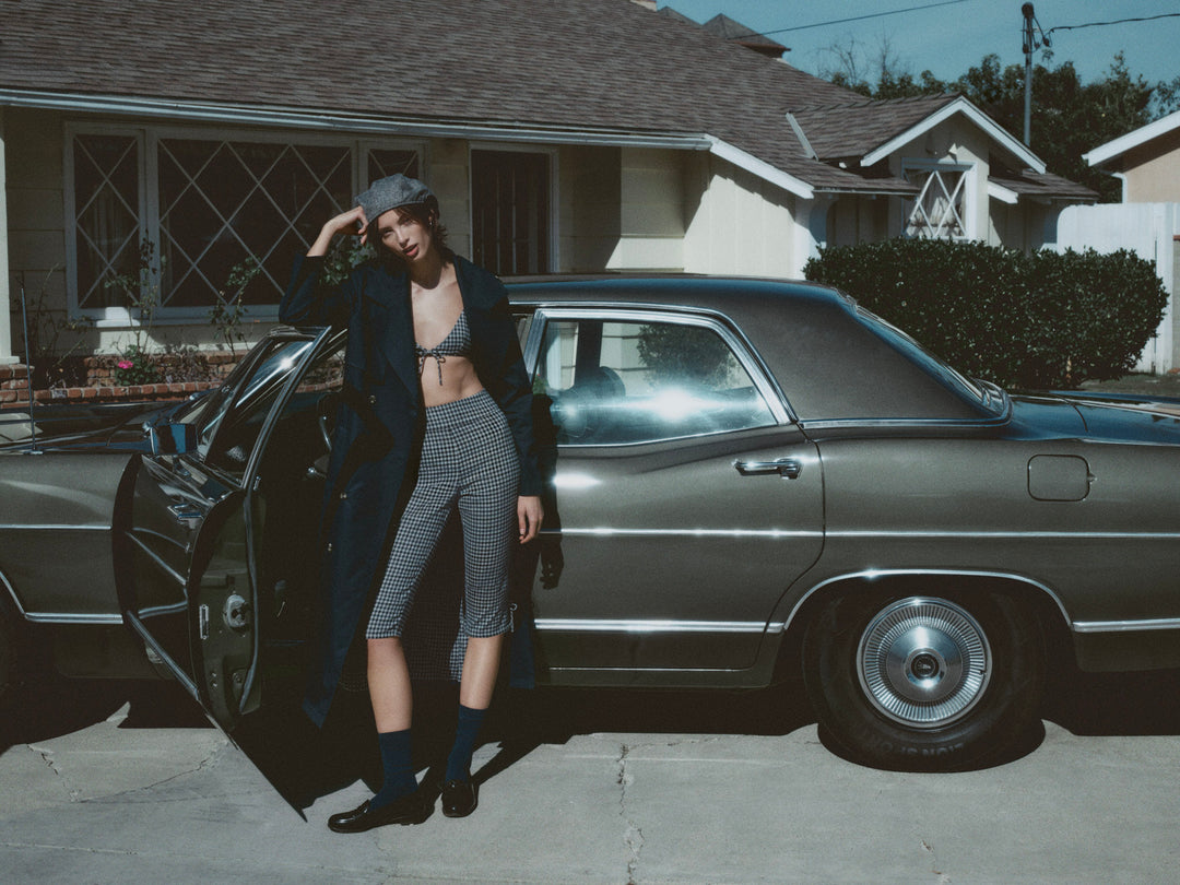 Reese Trench Coat — Navy - Image 9