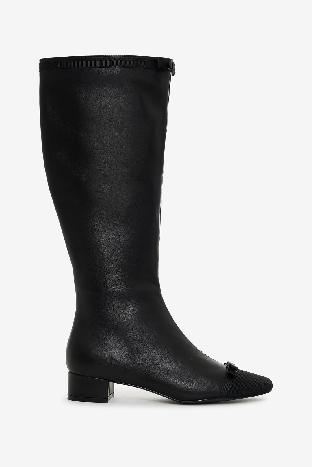 Claudine Cap Toe Boot — Black - Image 4