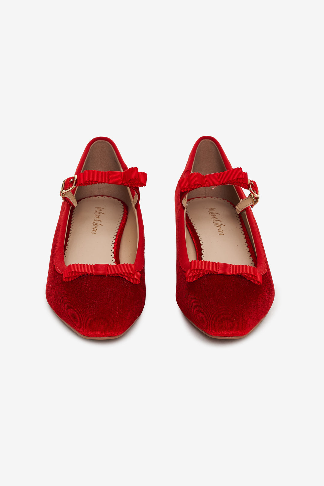Lucia Velvet Mary Jane — Red - Image 3