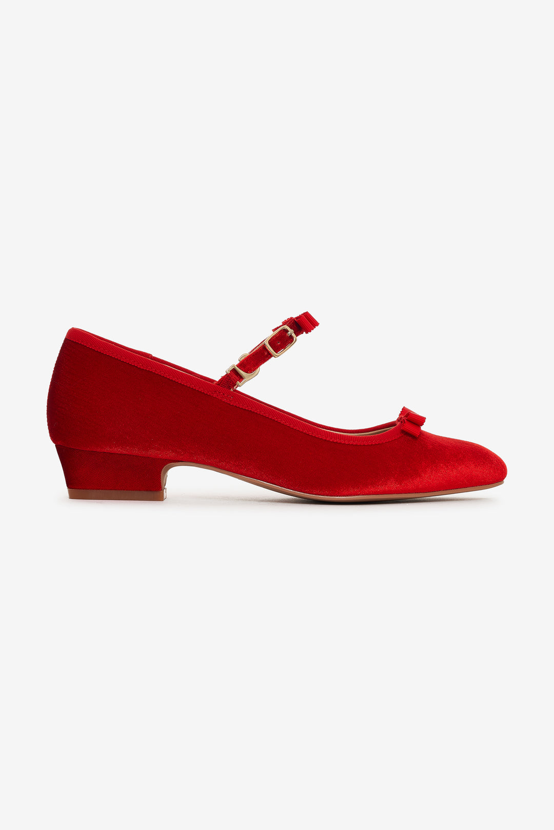 Lucia Velvet Mary Jane — Red - Image 4