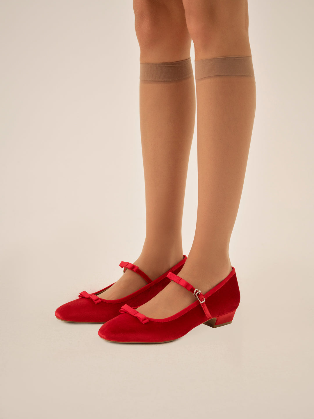 Lucia Velvet Mary Jane — Red - Image 5