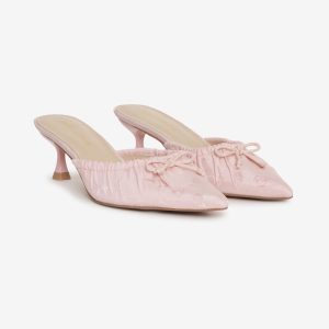 Colette Mule Heel — Pink