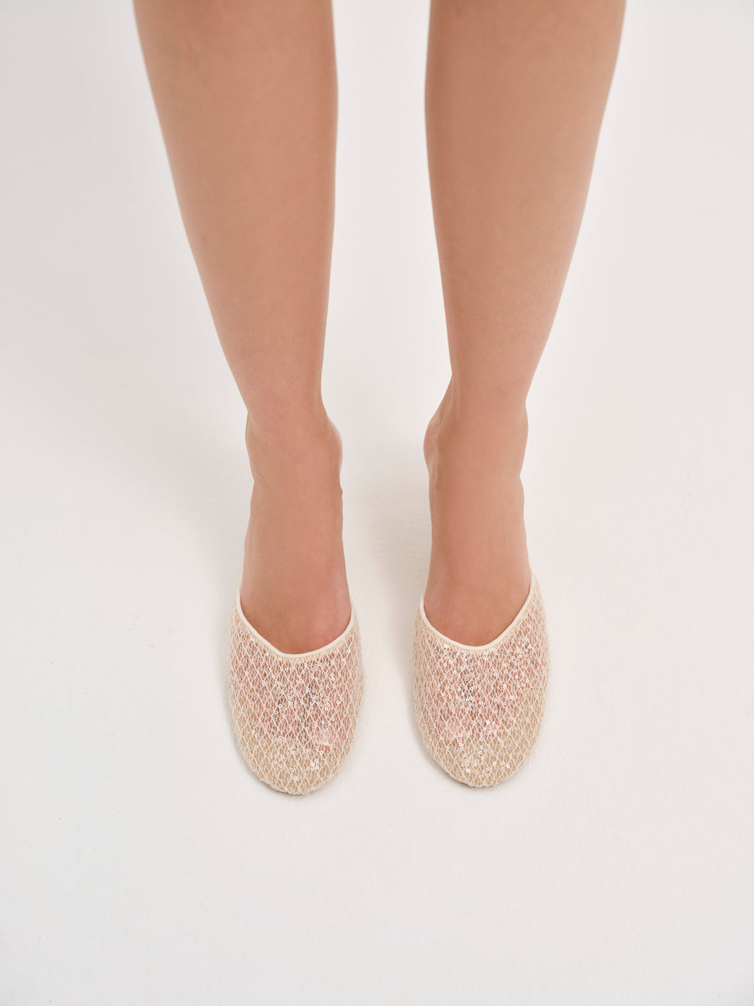 Claudia Lace Heel — White - Image 4
