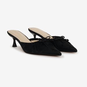 Colette Mule Heel — Black