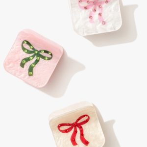 Bows Crystal Claw Clip Set of 3 — Multi