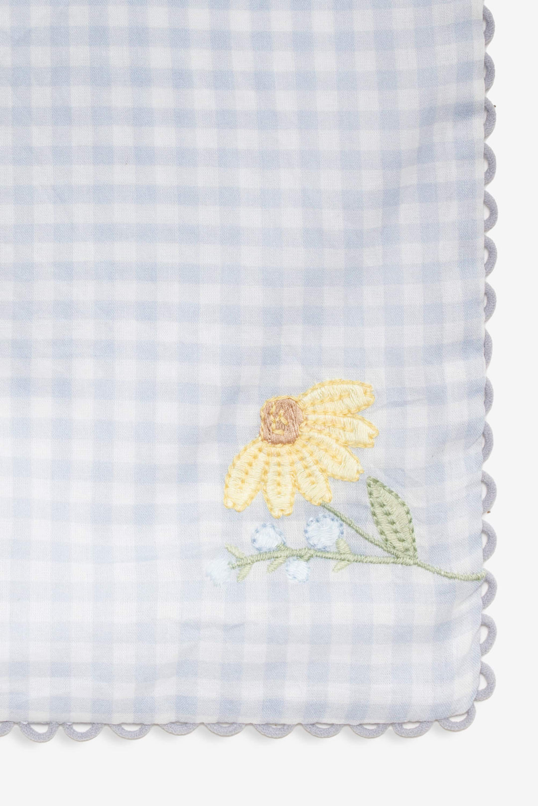 Bluebell Gingham Napkins — Blue - Image 2