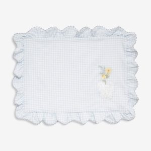 Bluebell Gingham Placemats — Blue