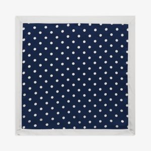 Seaside Dot Headscarf — Navy