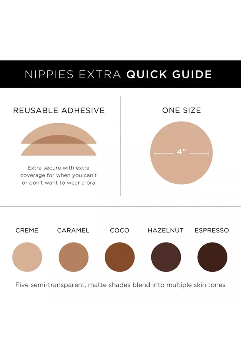 Nippies Skin Adhesive Covers — Caramel - Image 4