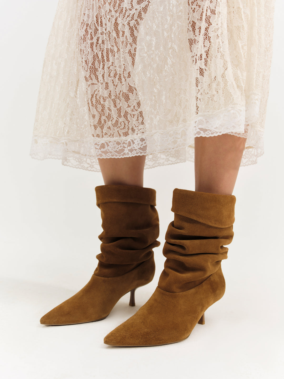 Verbana Slouch Boot — Brown - Image 4