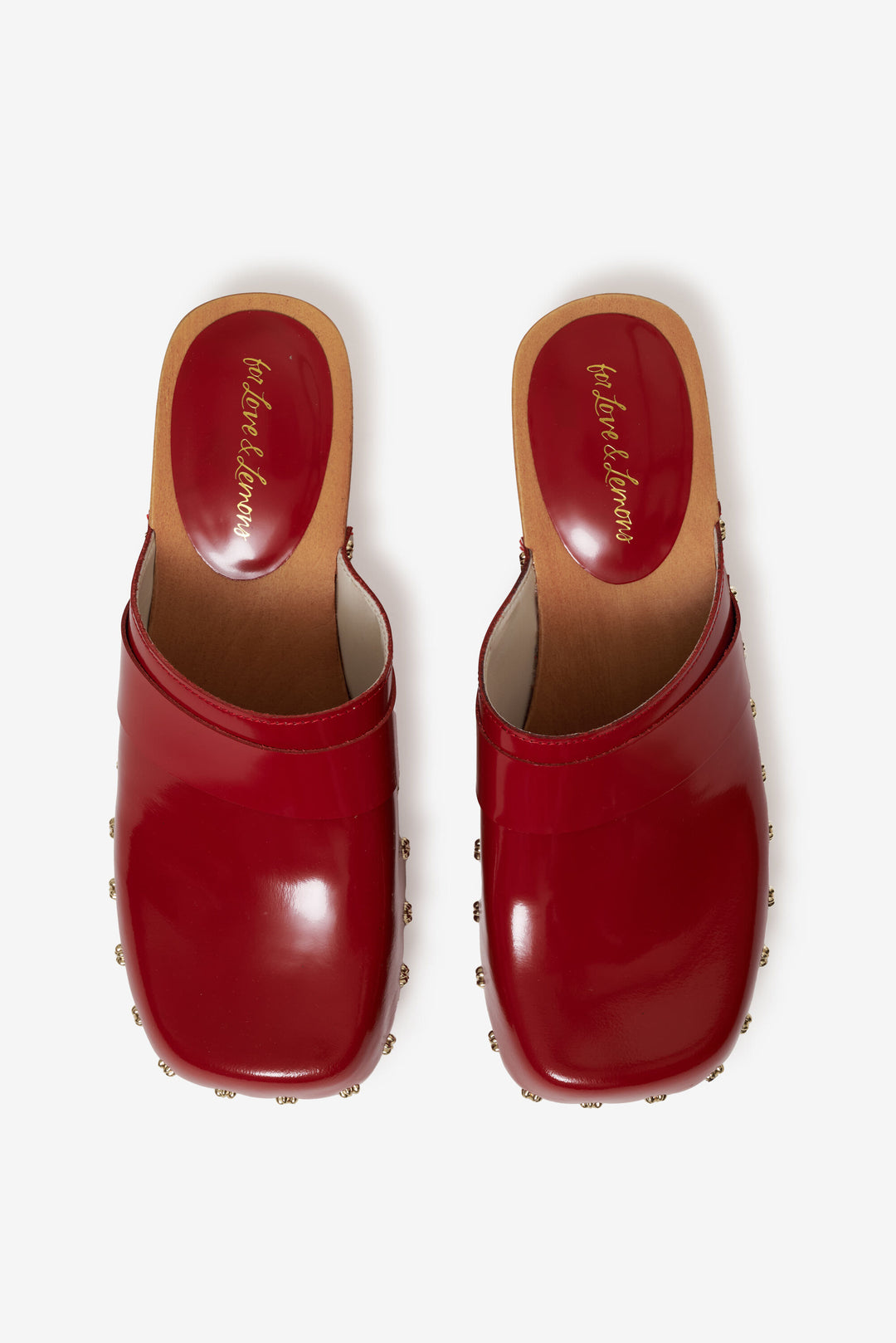Adahlia Clog — Red - Image 2