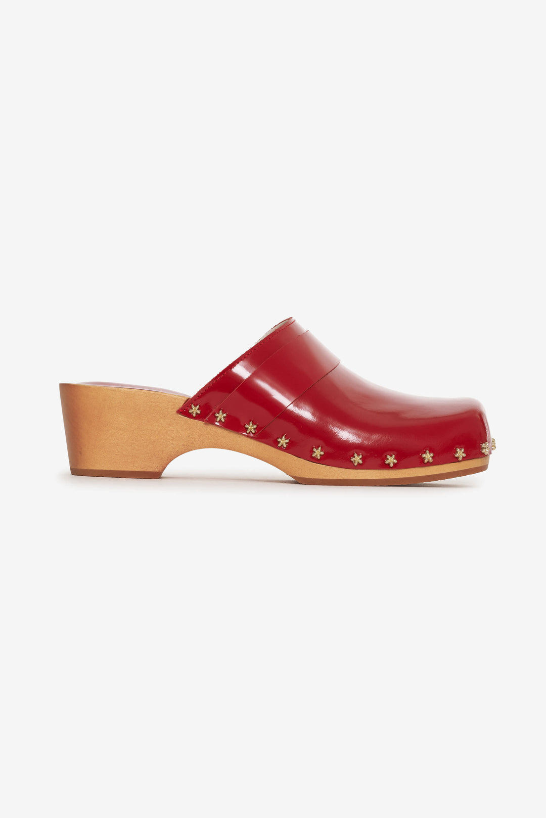 Adahlia Clog — Red - Image 4
