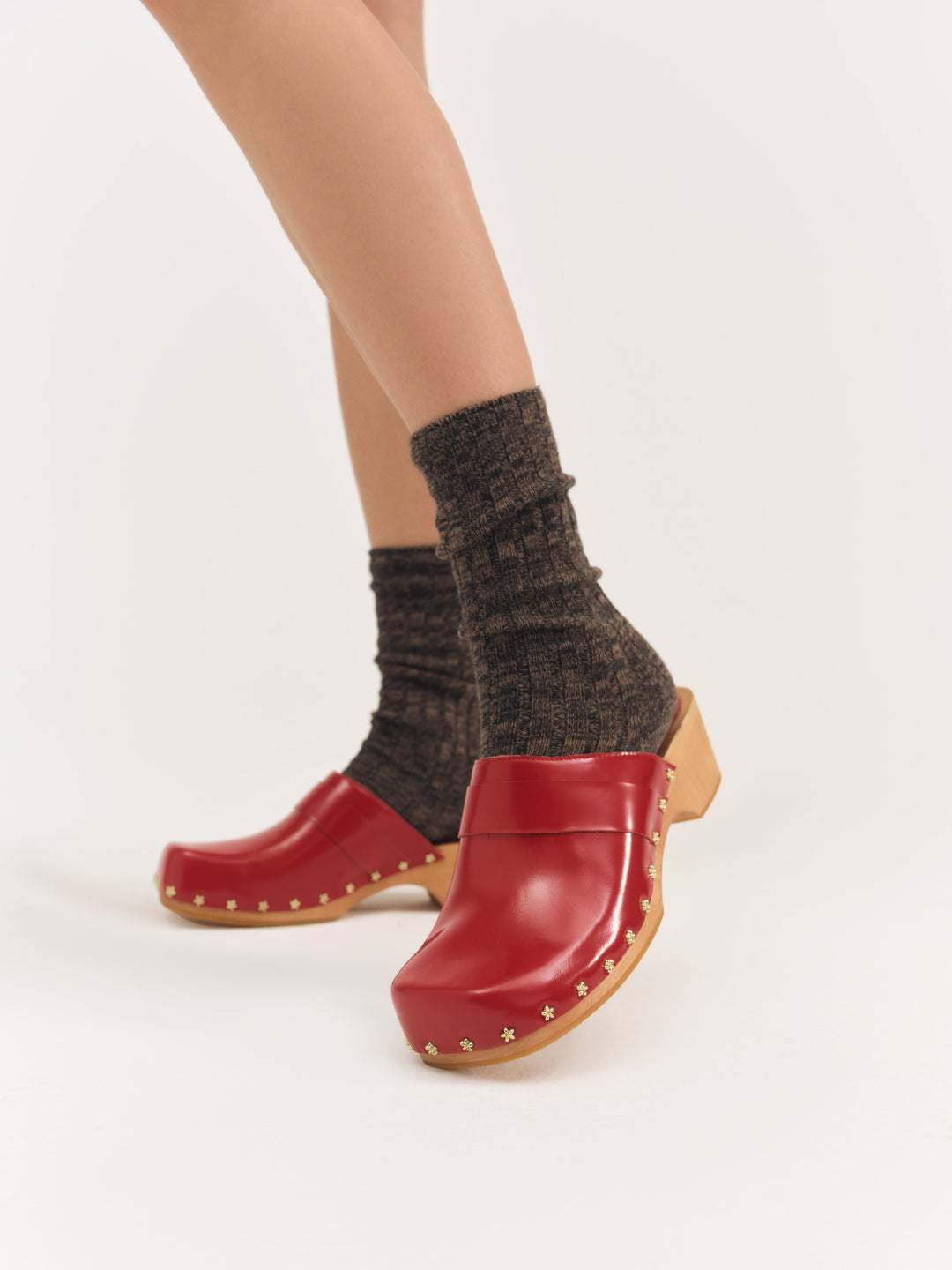 Adahlia Clog — Red - Image 5