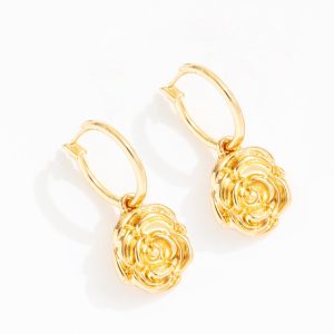 Rosie Hoop Earrings — Gold