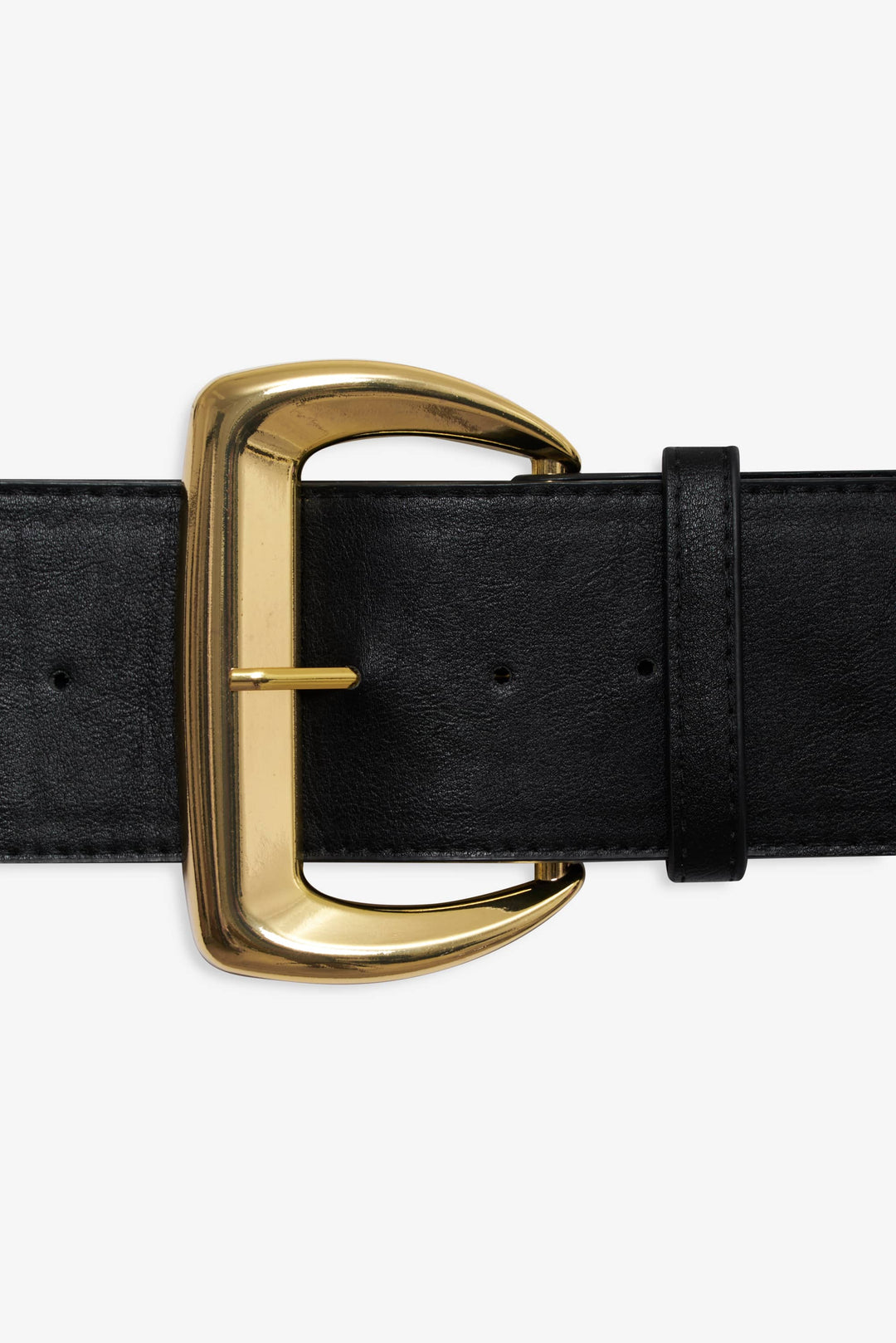 Wide Buckle Hip Belt — Black - Image 3