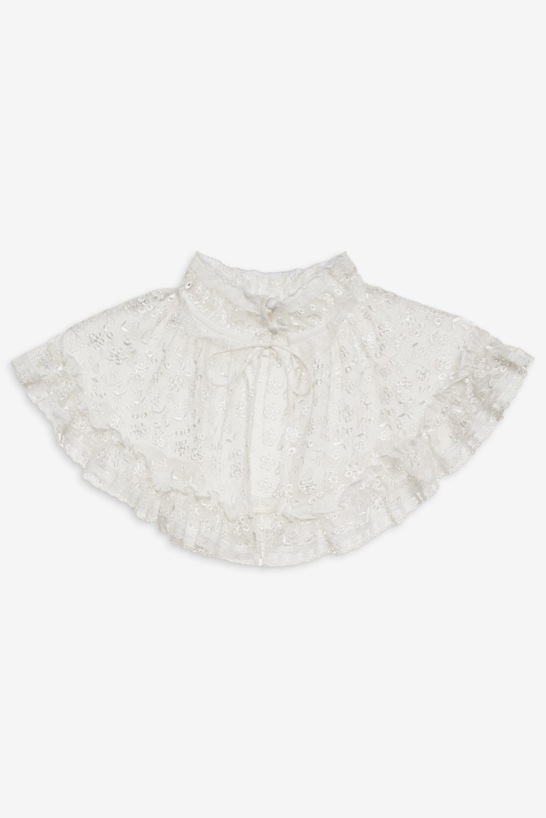 Layer Cake Chiffon Collar — White - Image 5