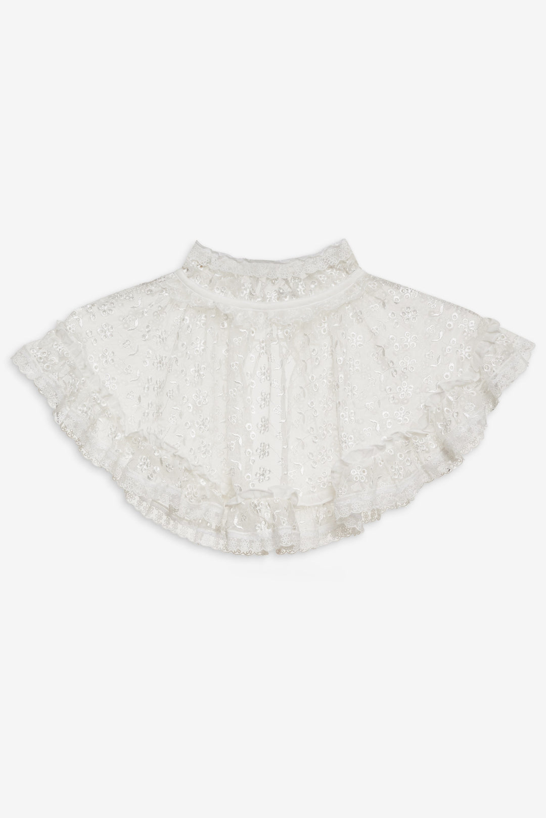 Layer Cake Chiffon Collar — White - Image 7
