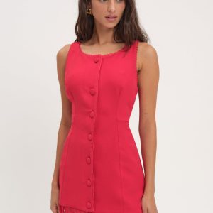 Venus Mini Dress — Red