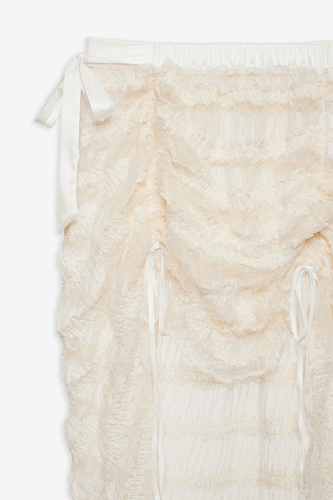Romy Midi Slip Skirt — White - Image 6