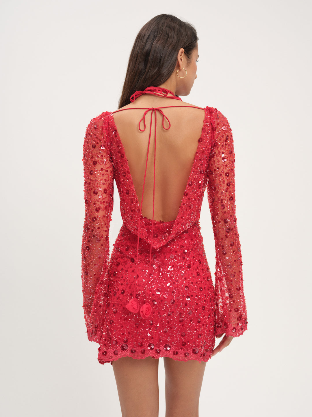 Gwendolyn Mini Dress — Red - Image 2