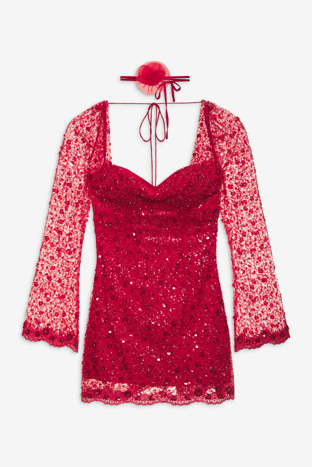 Gwendolyn Mini Dress — Red - Image 4