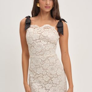 Lakeside Mini Dress — Gold