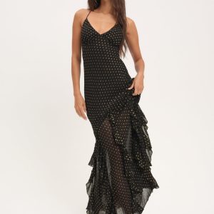 Elea Maxi Dress — Black