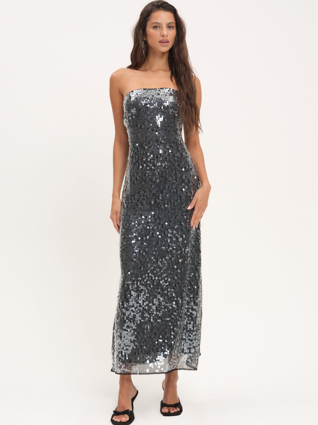 Christelle Maxi Dress — Black - Image 3