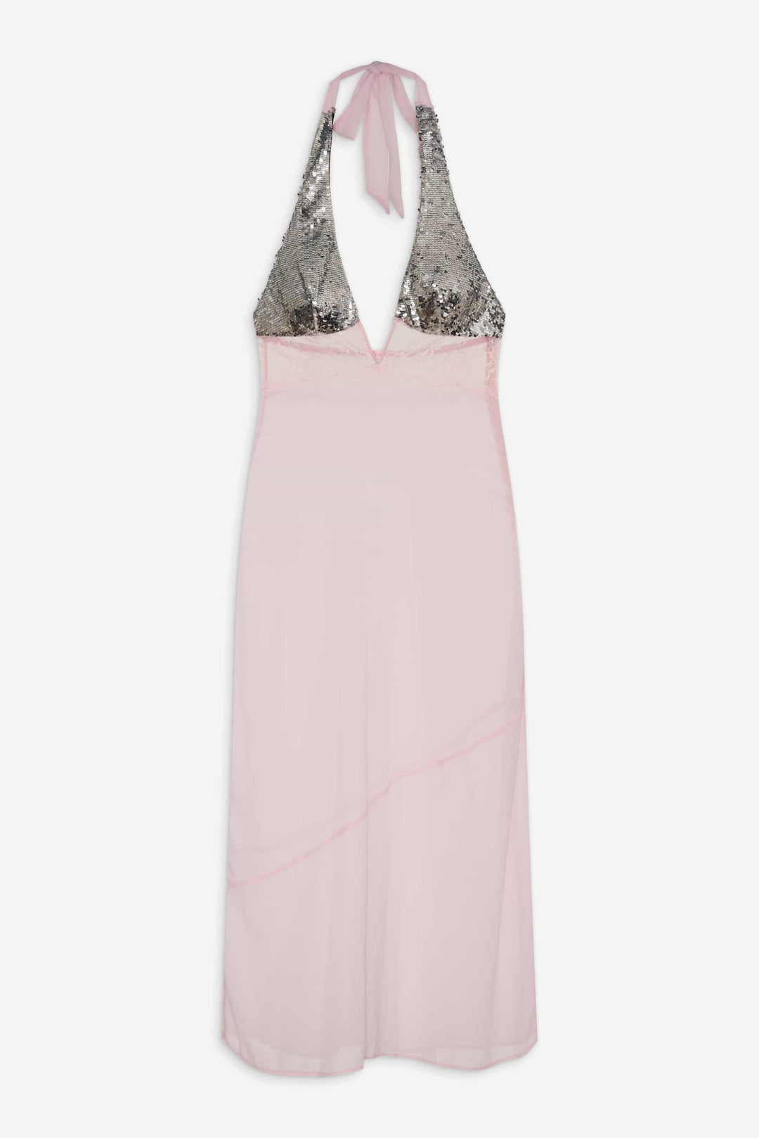 Maia Maxi Slip Dress — Pink - Image 5