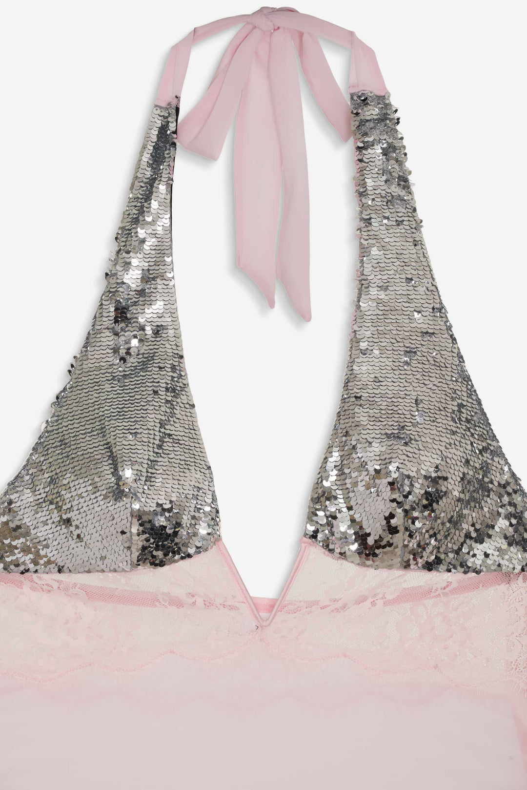 Maia Maxi Slip Dress — Pink - Image 6
