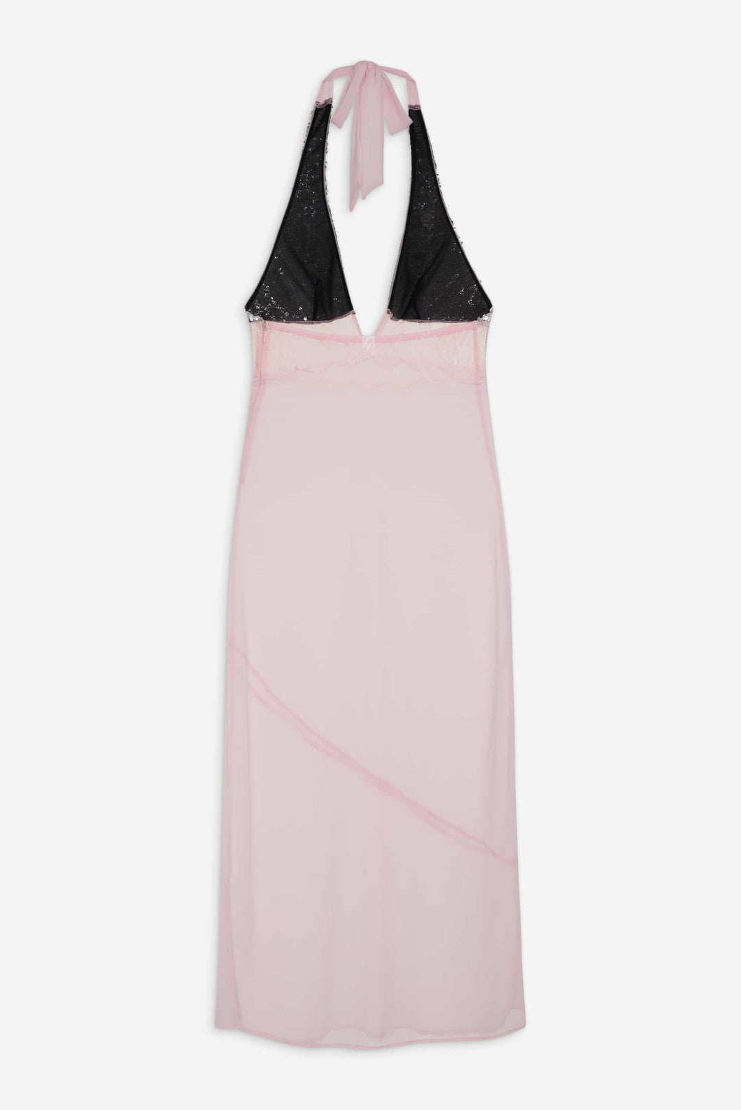 Maia Maxi Slip Dress — Pink - Image 7