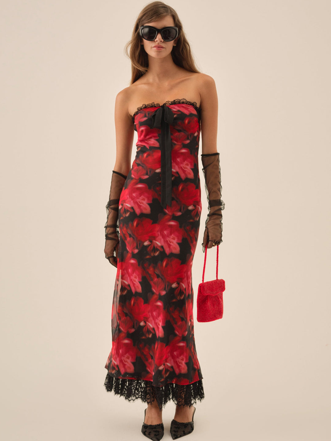 Dark Romance Maxi Dress — Red - Image 3