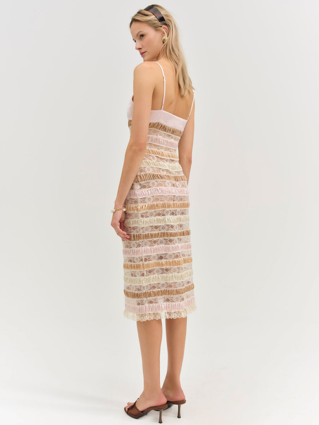 Layer Cake Midi Dress — Pink - Image 3