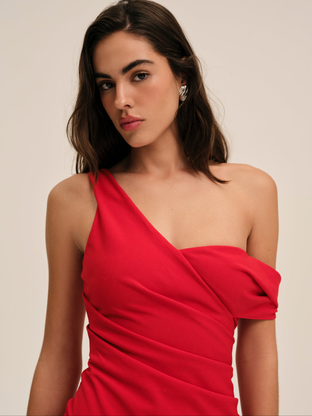 Amani Mini Dress — Red - Image 3
