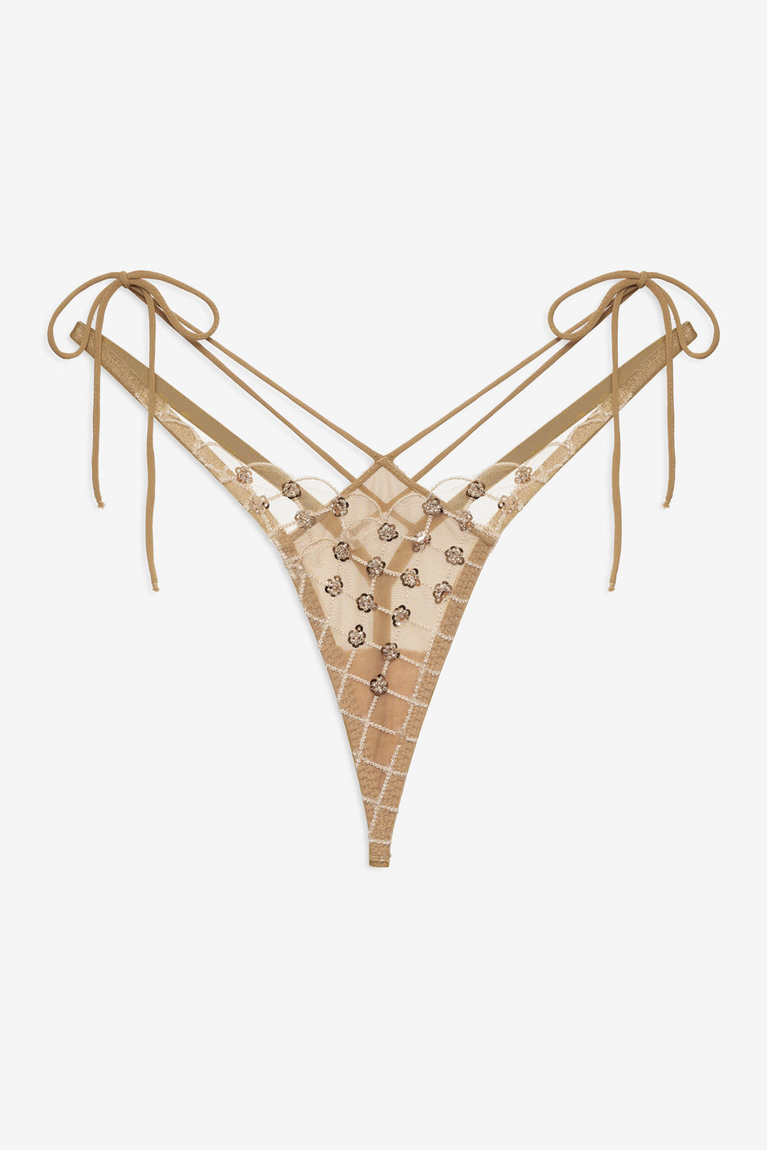 Dazzle Me Thong Panty — Gold - Image 5