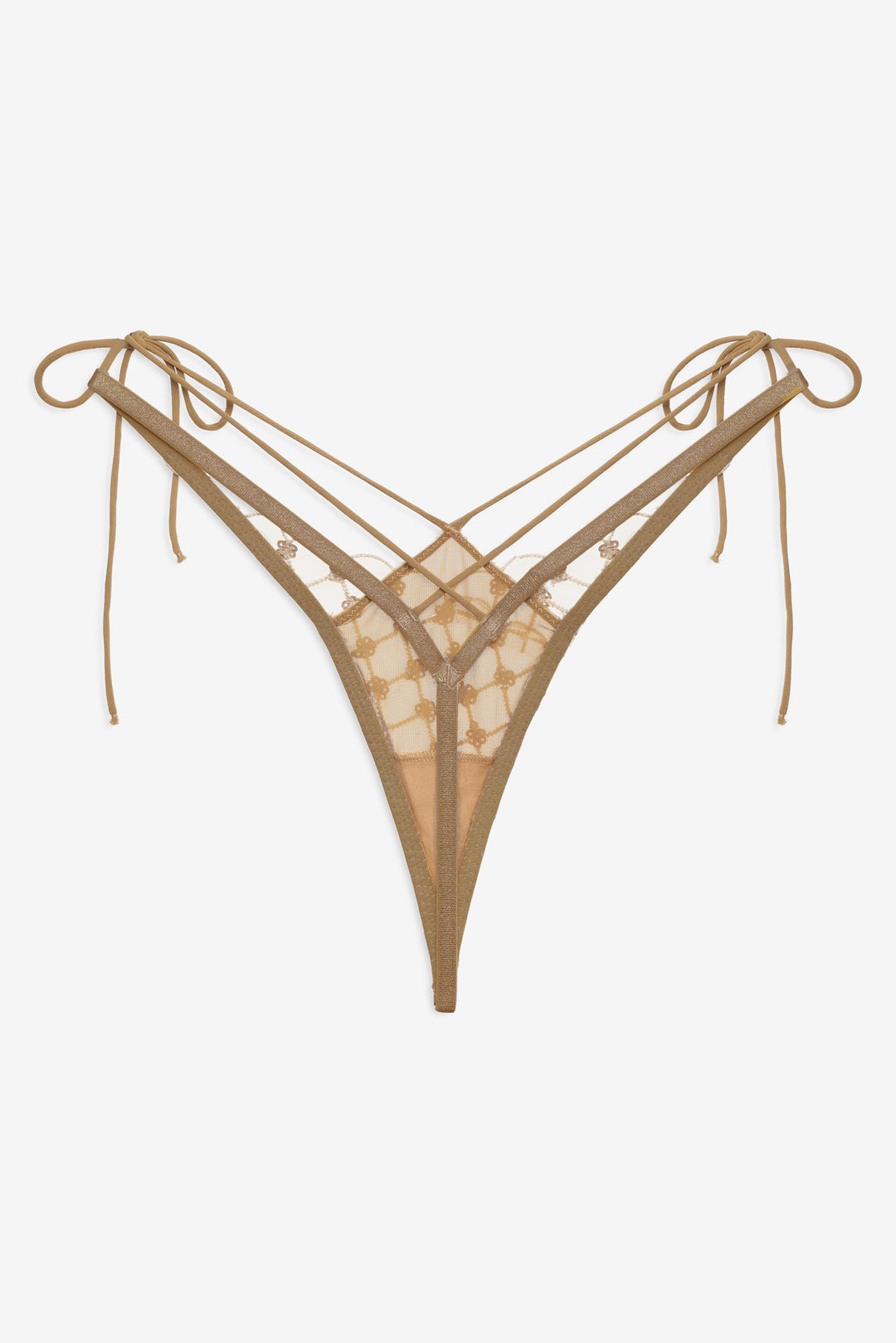 Dazzle Me Thong Panty — Gold - Image 7