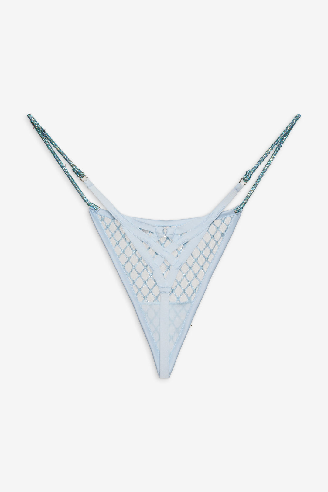Glitter Thong Panty — Blue - Image 6