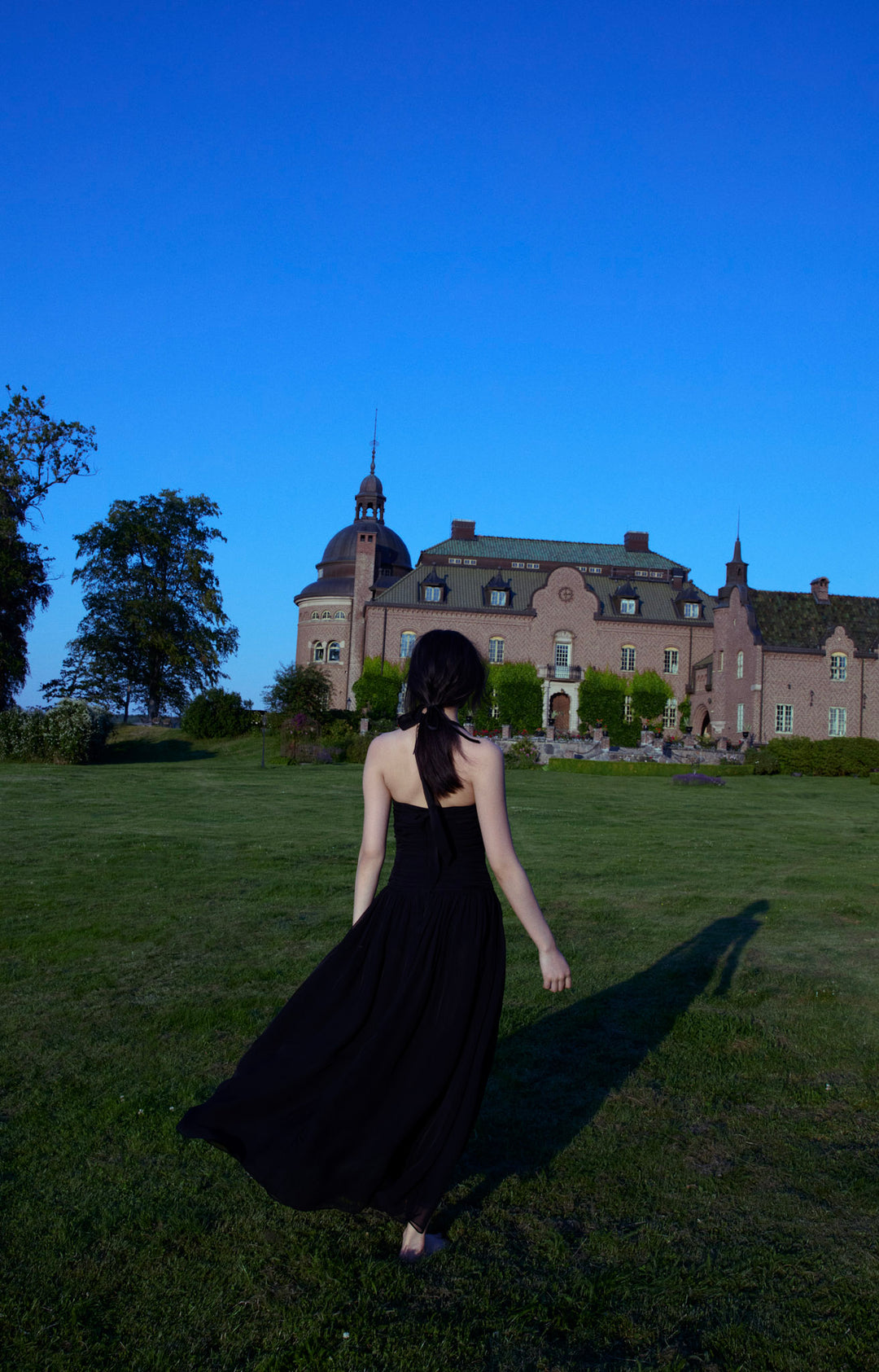 Ophelie Organza Maxi Dress — Black - Image 5