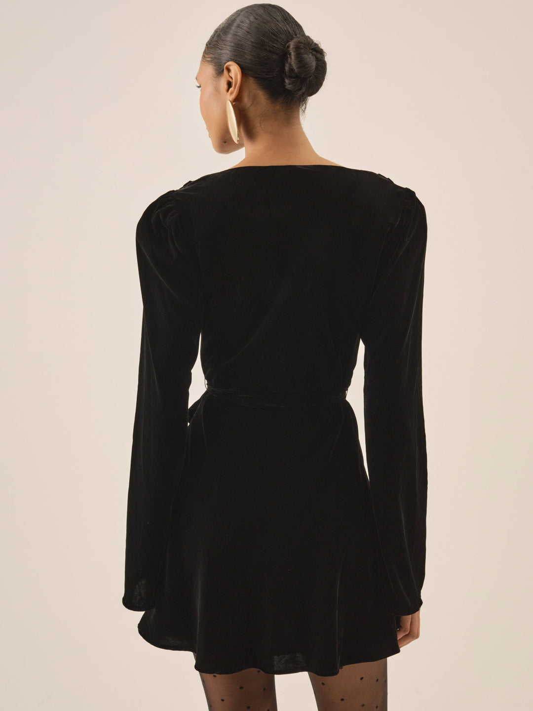 Lucinda Mini Dress — Black - Image 2