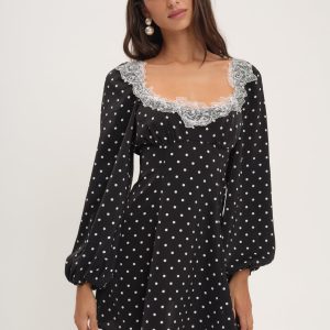 Deja Mini Dress — Black