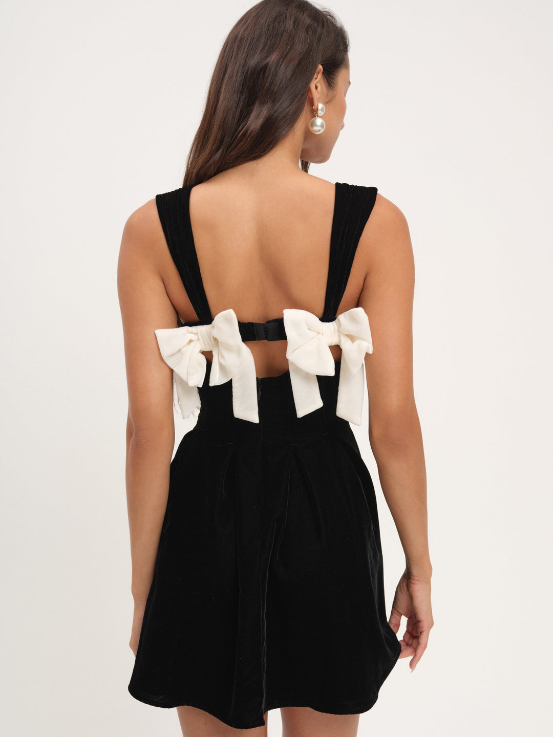 August Mini Dress — Black - Image 2