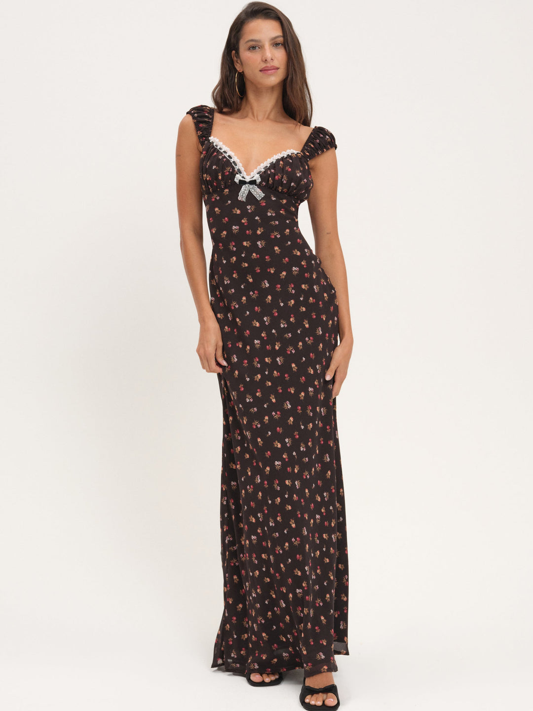 Emmaline Maxi Dress — Black - Image 4