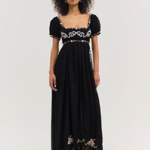 Rosemarie Maxi Dress — Black