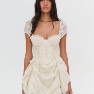 Morgan Mini Dress — White